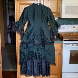 Victorian/ steam punk 2 piece dress